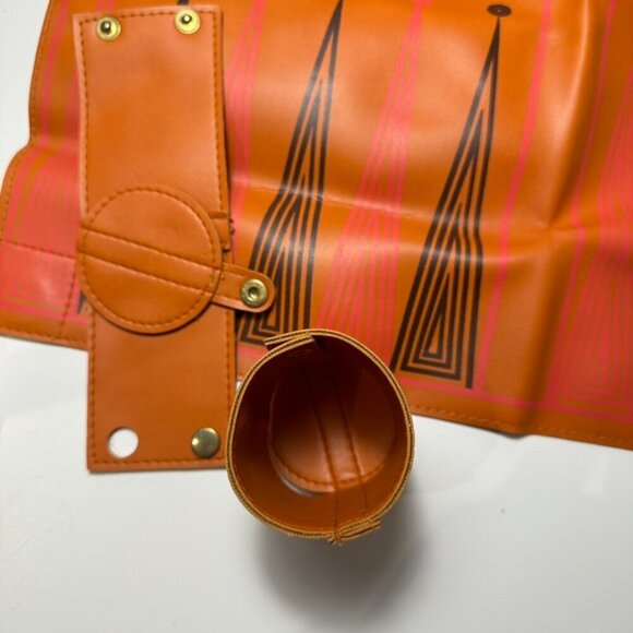 Leather backgammon potable board game Complete - Picture 5 of 7